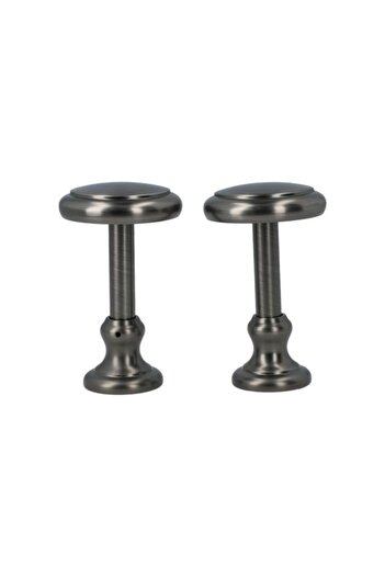 Generic Micasa 2-Piece Rust-Resistant Durable Steel Tie Back for Curtains Pewter