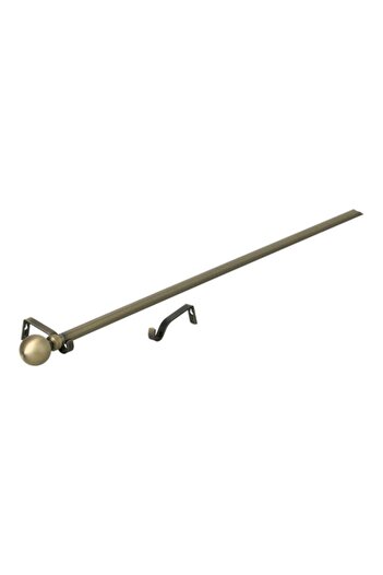 Generic Micasa Stainless Steel Elegant and Durable Curtain Rod Brass 120-210cm