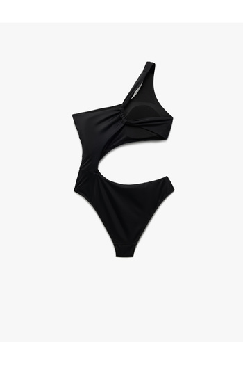 Koton Lightly Supported Asymmetrical One Shoulder Mayokini