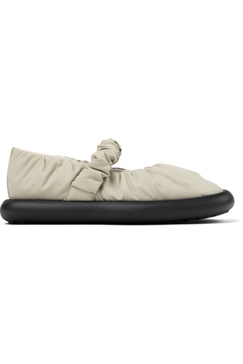 CAMPER Women’s Grey Flats With Elastic Strap & Hook And Loop - Lightweight & Daily Use Onda