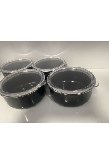 BYKARDELEN Emaye Storage Box 4 Pcs 12 cm