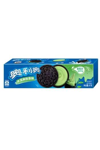 Oreo Biscuits, Green Tea Ice Cream Flavor, 97g