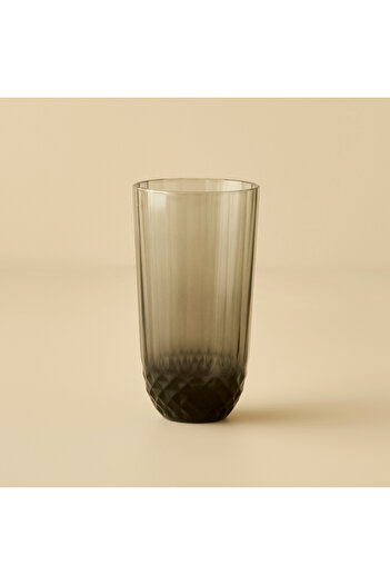 Bella Maison Colore Cut Soft Drink Glass Set of 2 Anthracite (345 Cc)