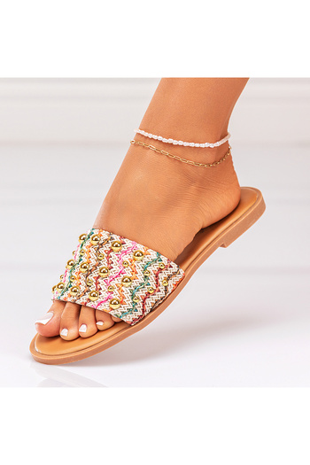 Lush Fashion Women's Slippers Made of Eco-friendly Leather
