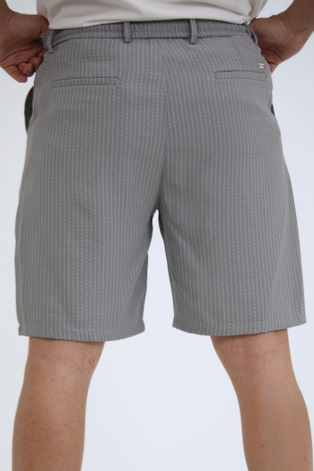 EXSPORT Si̇lver Striped Pants Shorts