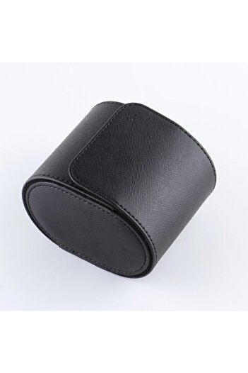 Choice 1 Slot Black 1 Grid Single Watch Box Vintage Pu Leather Slots Flexible Bracket Holder Mechinical Qua