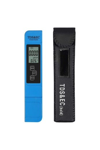 Choice1 blue Digital Water Quality Tester TDS EC Meter Range 0-9990 Multifunctional Water Purity Temperature