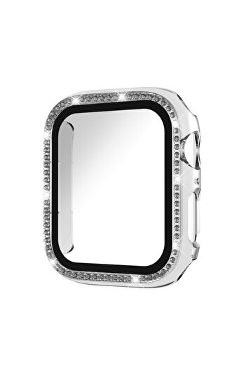 Choice5 40MM SERIES 4 5 6 SE Clear Bling Case for Apple Watch SE/6/5/4 40MM 44MM Protective Case+Glass Scree