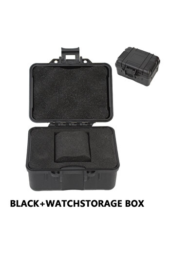 Choice black 1 Slot Portable ABS Plastics Watch Storage Box Waterproof Watch Organizer Storage for Watch Ca