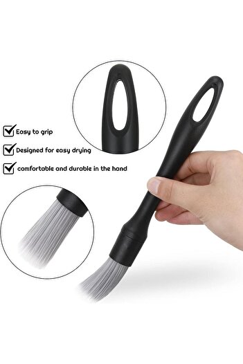 OEM Set of 5 brushes for cleaning car interior and exterior, body elements, dashboard, rims,