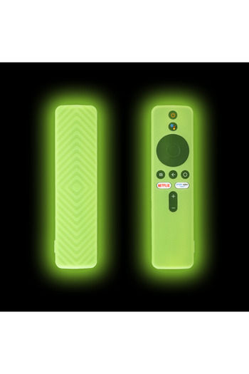 Choice 15.6x4x1.4cm Luminous green Luminous Case For Xiaomi Mi TV Box S Remote Control Cover Silicone Soft