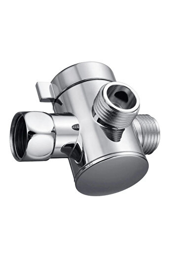 BOEM Shower diverter, 3-way, chrome, 55x70x20mm