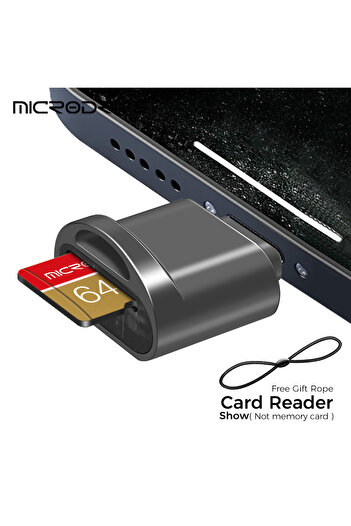 Choice black Micro TF SD Card Reader Converter For IPhone IPad OTG To Micro SD Card Reader Viewer Adapter M