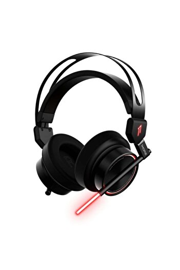 1MORE Căști de gaming Spearhead VR, surround stereo 7.1, anulare zgomot, lumini LED, pentru PC, PS4, Xbox