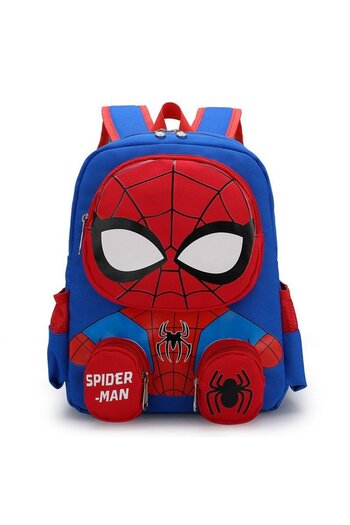 Choice1 Color A Spiderman Backpacks Super Heroes Student School Bag Cartoon 3d Stereo Kindergarten Backpack