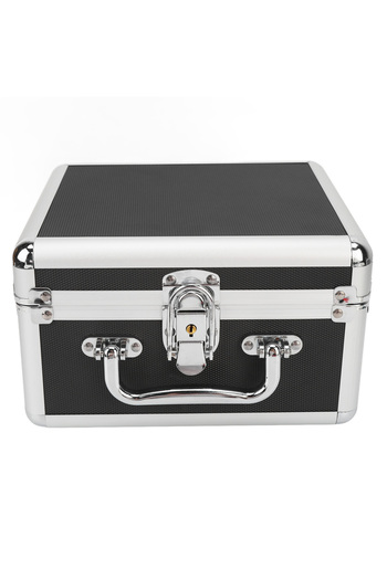 Choice black 2.5in Hard Drive Storage Box Convenient Handle 20 Bays Hard Drive Case Aluminum Alloy Security