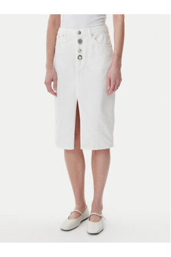 Vicolo Women's Denim Skirt DD5101 White