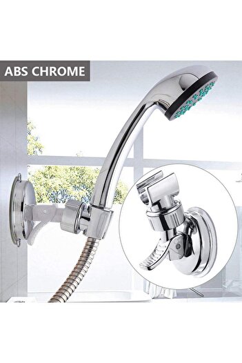 OEM Shower head holder, ABS, 7 x 10 cm, Silver