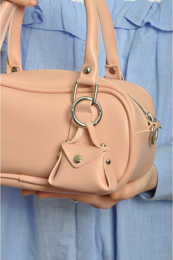 WITH-W Women's Adjustable Strap Leather Model, AirPods Bag Accessory, Cross Hand and Shoulder Bag