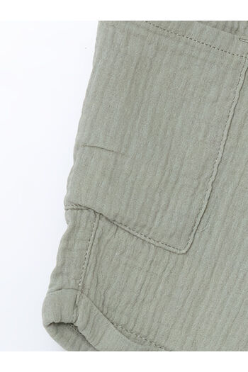 LC Waikiki Quality Parts from Çelebi Store |   Basic Muslin Boys' Shorts with Elastic Waistband