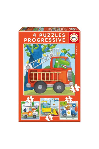 EDUCA Puzzle - Rescue Patrol, 6/9/12/16 pieces