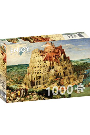 Enjoy Puzzle 1000 piese - Pieter Bruegel: The Tower of Babel