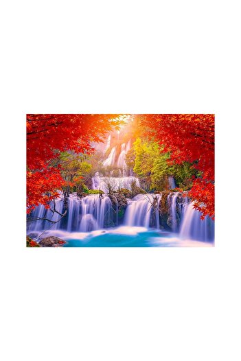 Enjoy Puzzle 1000 pieces - Thee Lor Su Waterfall in Autumn, Thailand