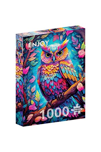 Enjoy Puzzle 1000 piese - Dazzling Owl (Enjoy-2224)