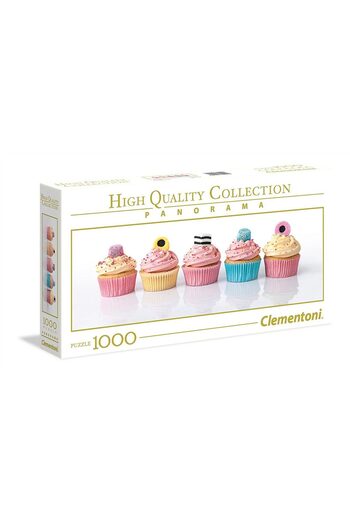 CLEMENTONI Panoramic puzzle - Cupcakes, 1000 pieces