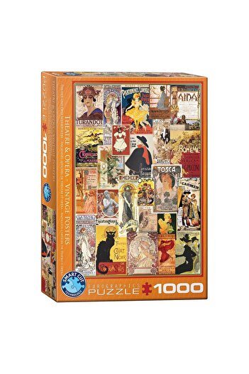 Eurographics Puzzle - Theater & Opera Vintage Posters, 1000 piese