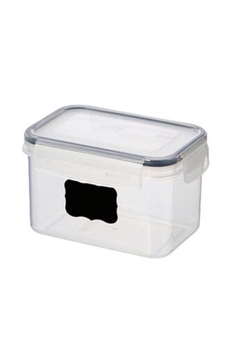 Generic Felli Rectangular Food Storage Container with Chalkboard Clear 800ml PP + SILICONE