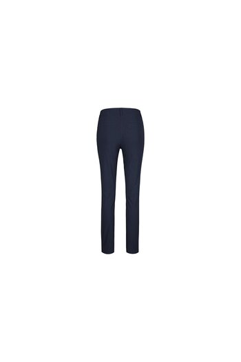 Tchibo Women Regular Fit Plain Straight Leg Pants, Navy
