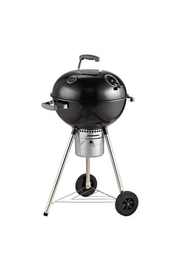 Generic Grill Mark Wheeled Charcoal Kettle Grill Black and Silver 46.8cm 8095201
