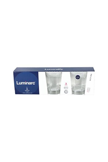 Generic Luminarc 3-Piece Octime Diamond Premium Glass Tumblers Clear 300ml N2004(D9559)
