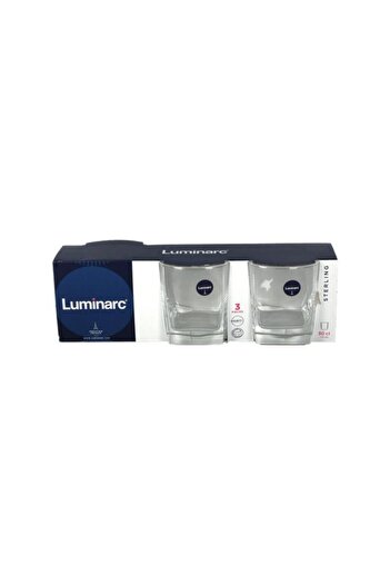 Generic Luminarc 3-Piece Premium Quality Sterling Glass Tumblers Clear 300ml P1159(N2005)