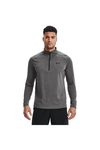 Under Armour Tech 2.0 1/2 Zip Men's Gray Round Neck T-Shirt