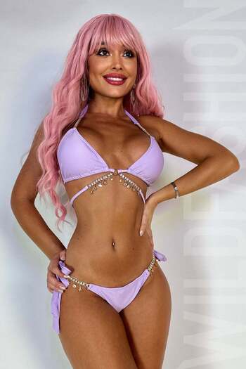 WildFashion 2-piece swimsuit accessorized with rhinestones SW2538-112