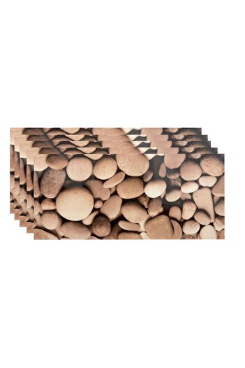 HOZRO Set of 220 x HOZRO self-adhesive marble imitation tiles, abstract pattern, for walls