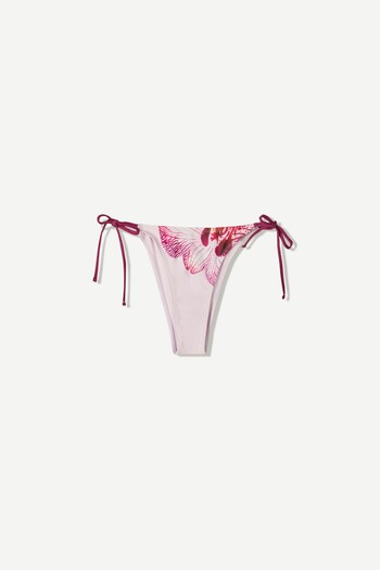 Bershka Floral bikini bottoms