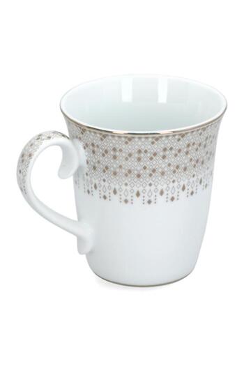 Generic Easy Life Festive Collection Porcelain Coffee Mug White and Gold 275ml R1101/SA#FESV
