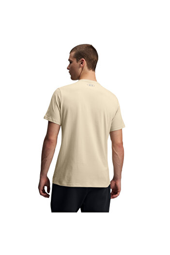 Under Armour Ανδρικό μπεζ μπλουζάκι με στρογγυλή λαιμόκοψη GL Foundation Update