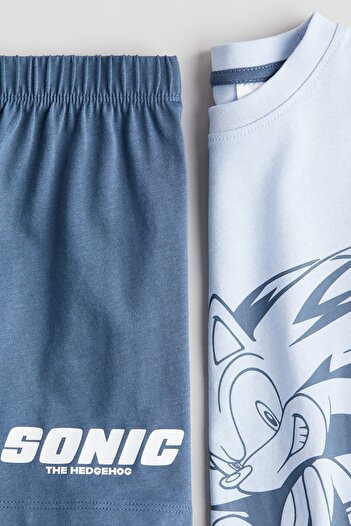 H&M Baskılı Pijama Takımı