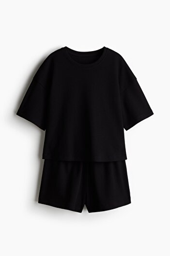 H&M Petek Dokulu Pijama Takımı