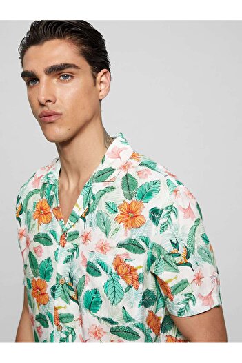 Guess Fluid Printed Men's Shirt