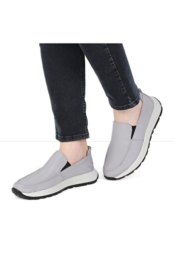 Celal Gültekin Men's Gray Thick Sole Sneaker