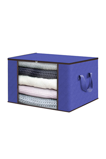 Teno Teno® Storage and Organization Box, foldable, 84 L, 60x 40x 35 cm, blue