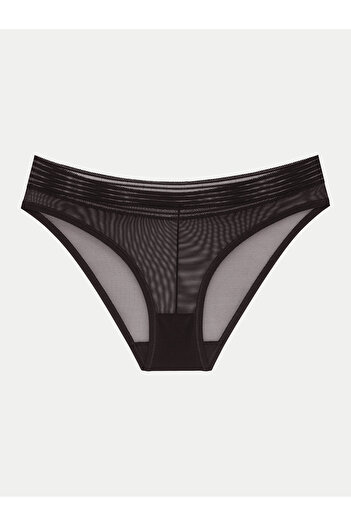 Triumph Set de 2 perechi de chiloți clasici pentru femei 10218591 TEMPTING SHEER HIGHLEG TAI 2P Negru