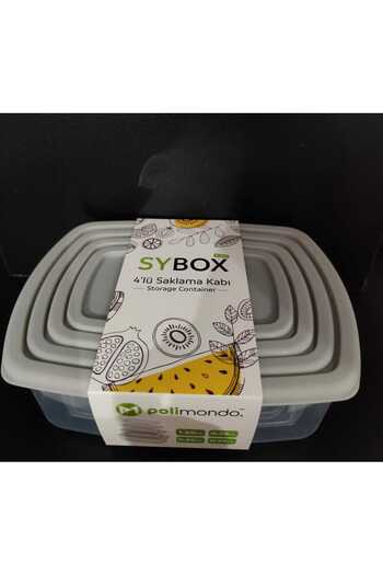 Nurev Sypbox 4 Boy Plastic Cover Storage Container 250+500+750+1200 Lt Design That Can Be Entered