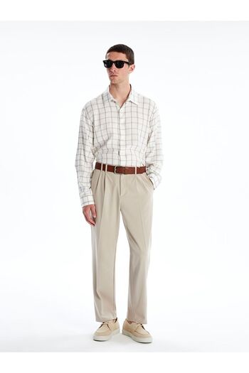 LC Waikiki Lcw Vision Comfortable Fit Long Sleeve Plaid Men's Shirt