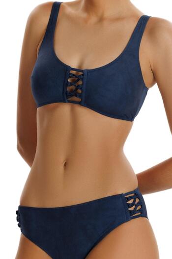 ZEKİ Zeki Iris Lacivert Bikini Takımı